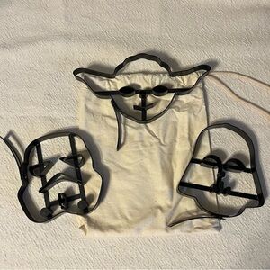 Williams Sonoma Metal Star Wars Pancake Molds